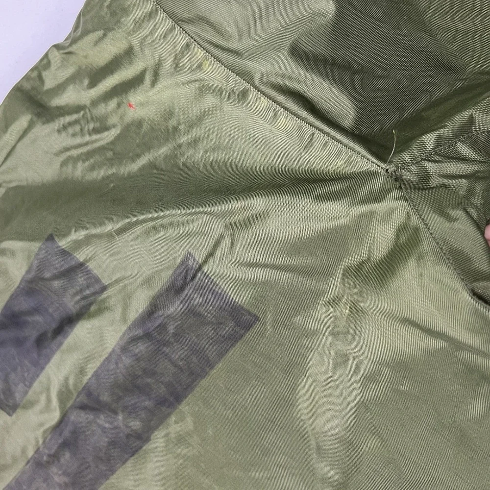 US Military Cold Weather Jacket Mens Medium Green Impermeable Deck Coat E2